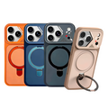 Magnetic case with fold-out ring For IPhone 17