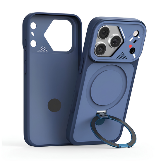 Magnetic case with fold-out ring For IPhone 17