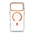 Magnetic clear case with colored camera frame For IPhone 17