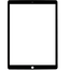 Touch Screen With Original Adhesive Black For IPad Pro 12.9 1st Gen 2015 Model: A1584, A1652