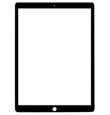 Touch Screen With Original Adhesive Black For IPad Pro 12.9 Gen 2 2017 Model: A1670, A1671, A1821