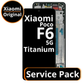 LCD Xiaomi Poco F6 5G - 5600050N16T00  Titanium Service Pack