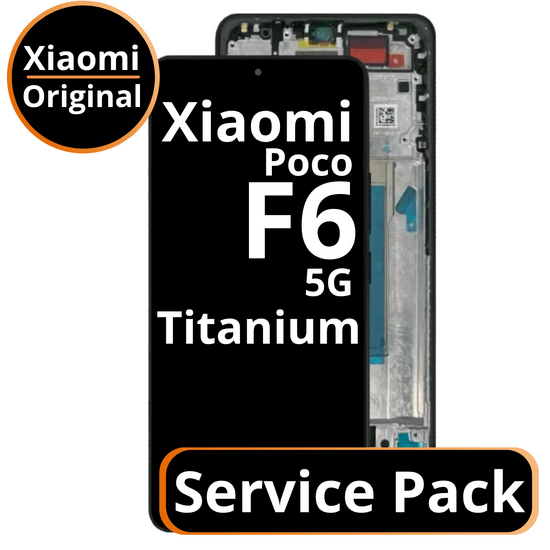 LCD Xiaomi Poco F6 5G - 5600050N16T00  Titanium Service Pack