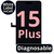 LCD Diagnosable Excellent InCell For IPhone 15 Plus White Box