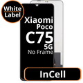 LCD InCell No Frame For Xiaomi Poco C75 5G - White Box