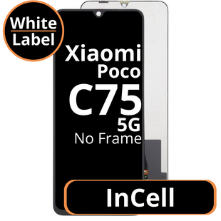 LCD InCell No Frame For Xiaomi Poco C75 5G - White Box