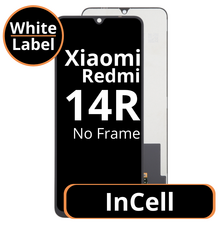 LCD InCell No Frame For Xiaomi Redmi 14R - White Box
