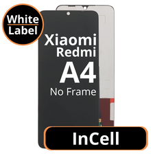 LCD InCell No Frame For Xiaomi Redmi A4 - White Box