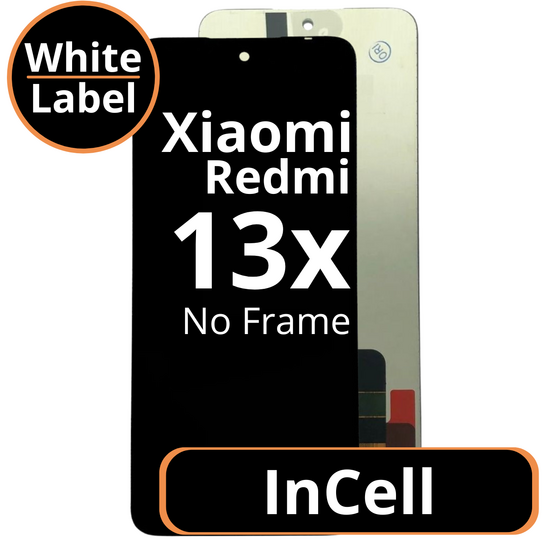 LCD InCell No Frame For Xiaomi Redmi 13x - White Box