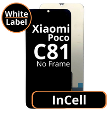 LCD InCell No Frame For Xiaomi Poco C81 - White Box