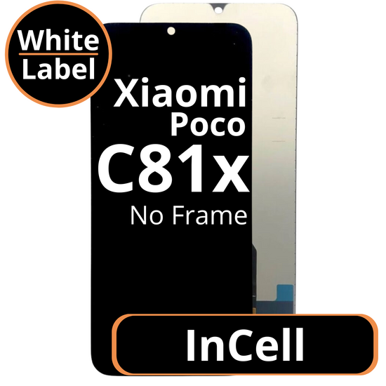 LCD InCell No Frame For Xiaomi Poco C81x - White Box