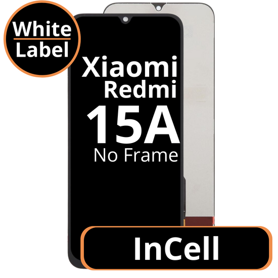 LCD InCell No Frame For Xiaomi Redmi 15A - White Box