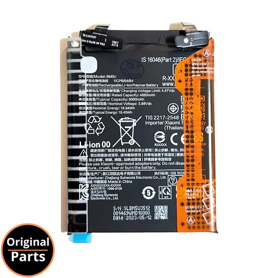 Battery Xiaomi Redmi Note 13 Pro Plus  5000mAh BM5U - Service Pack