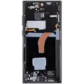LCD OLED 1:1 Size For Galaxy S22 Ultra Black With Frame Not Original - White Box