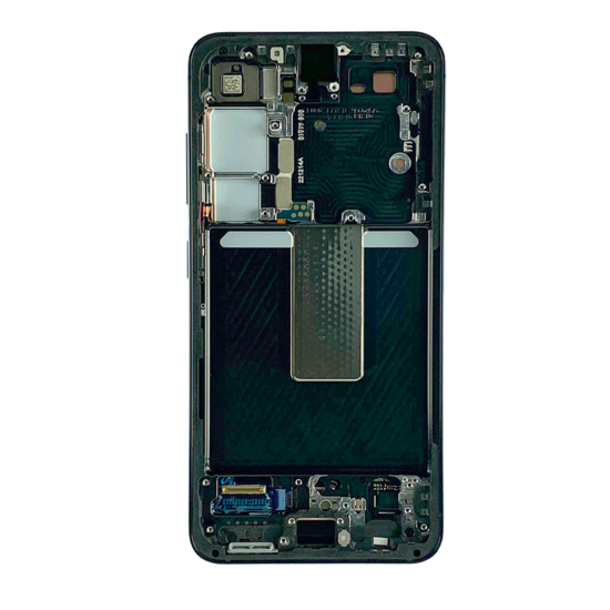 LCD OLED 1:1 Size For Galaxy S23 Black With Frame Not Original - White Box