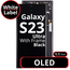LCD OLED 1:1 Size For Galaxy S23 Ultra Black With Frame Not Original - White Box