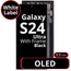 LCD OLED 1:1 Size For Galaxy S24 Ultra Black With Frame Not Original - White Box