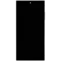 LCD OLED 1:1 Size For Galaxy S24 Ultra Black With Frame Not Original - White Box