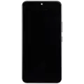 LCD OLED 1:1 Size For Galaxy S22 Black With Frame Not Original - White Box