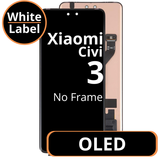LCD OLED No Frame For Xiaomi Civi 3 - White Box