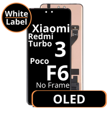 LCD OLED No Frame For Xiaomi Redmi Turbo 3 / Poco F6 - White Box