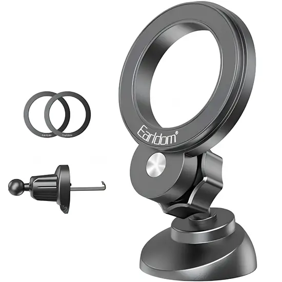 Earldom 2 in 1 Air Vent Clip & Base Magnetic Car Holder EH322