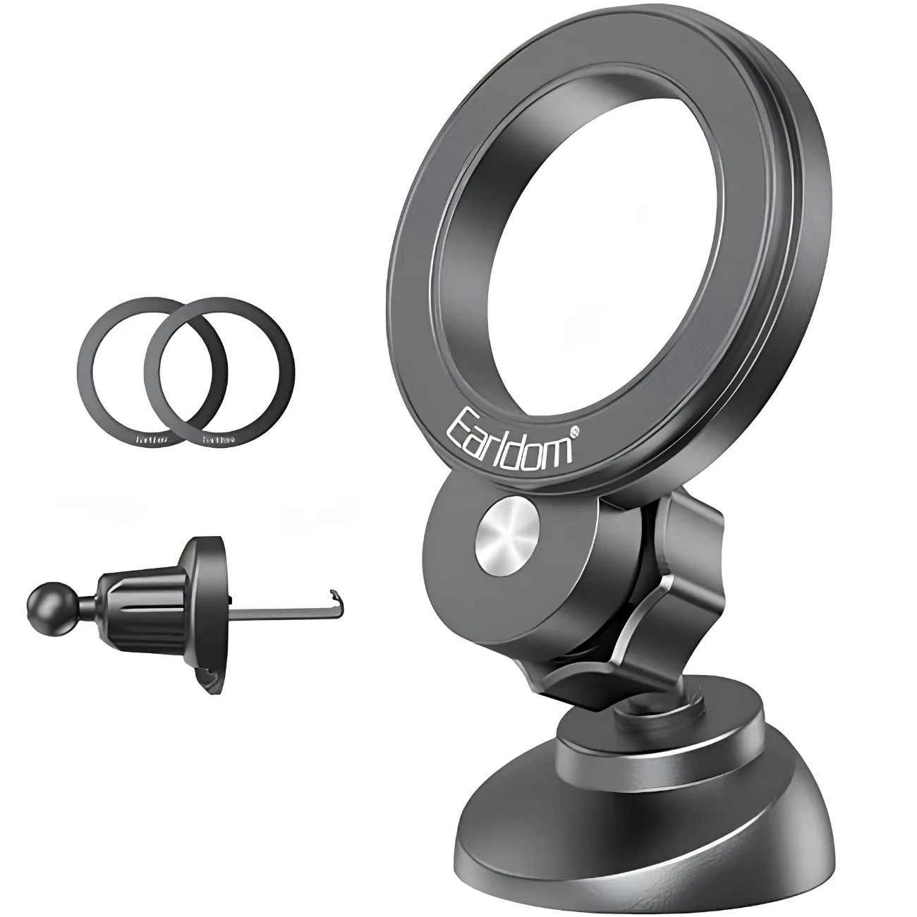 Earldom 2 in 1 Air Vent Clip & Base Magnetic Car Holder EH322