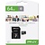 PNY Performance Plus C10 MicroSDXC 64GB, met SD-adapter