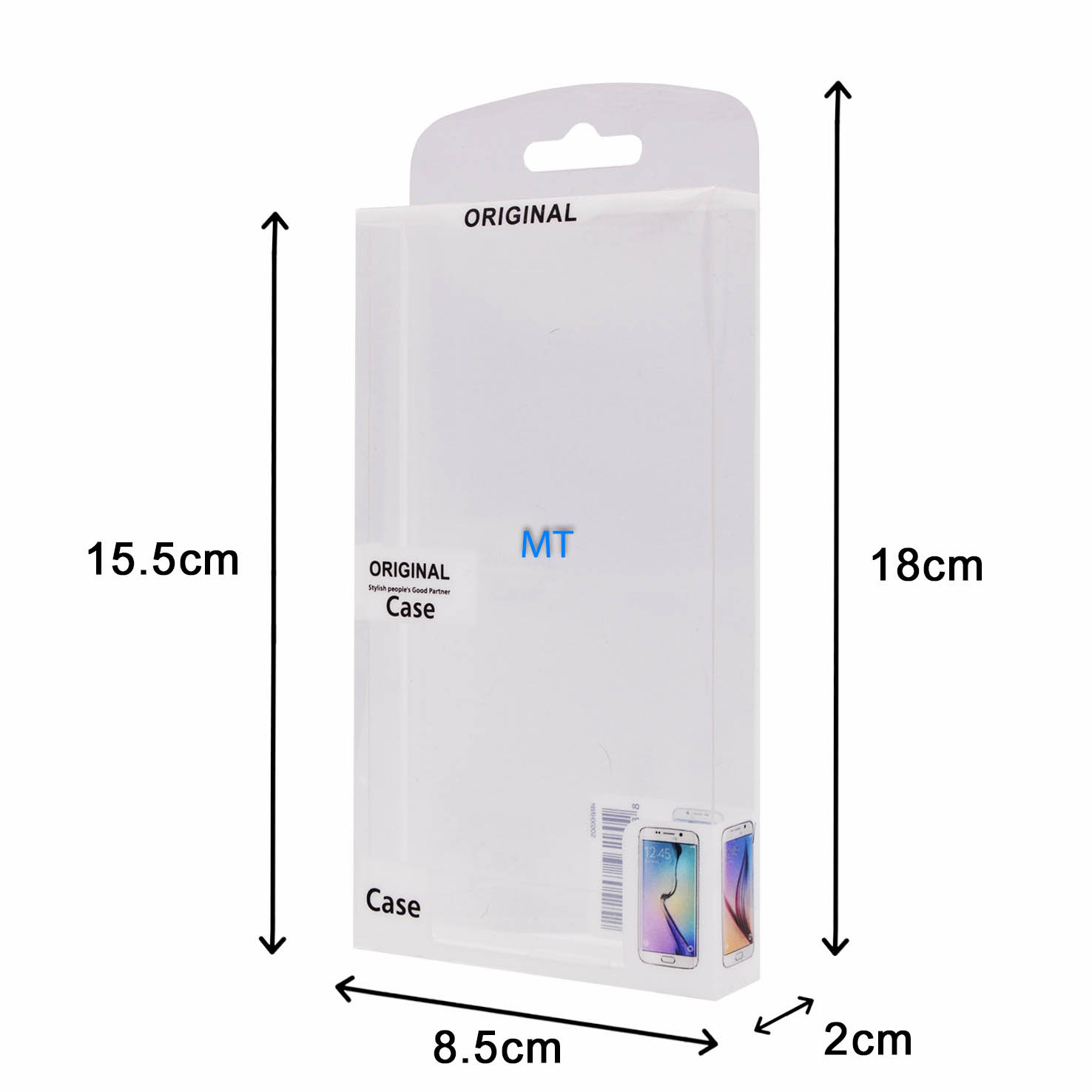 Original White Transparant Case, foto 2 van 2