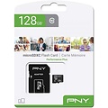 PNY Performance Plus C10 MicroSDXC 128GB, met SD-adapter