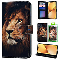 GREEN ON 3D Print Wallet Case Lion Galaxy A25
