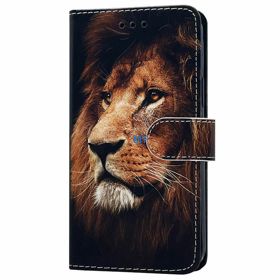 GREEN ON 3D Print Wallet Case Lion Galaxy A25