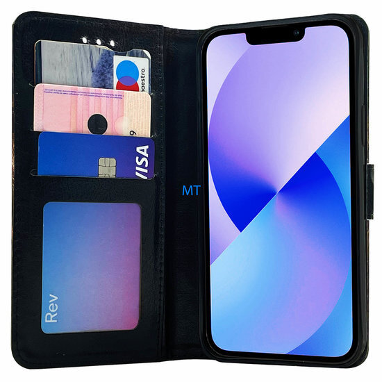 GREEN ON 3D Print Wallet Case Lotus Galaxy A25