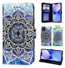 GREEN ON 3D Print Wallet Case Lotus Galaxy A25