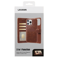 Lavann Premium 2 in 1 Magsafe Leather Bookcase For IPhone 16 Pro