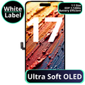 LCD Ultra Soft Oled With Battery Efficient EDP 1 - 120Hz For IPhone 17  - White Box