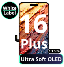 LCD Ultra Soft Oled 1:1 Size For IPhone 16 Plus - White Box