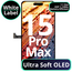 LCD Ultra Soft Oled With Battery Efficient EDP 1 - 120Hz For IPhone 15 Pro Max  - White Box