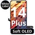 LCD Ultra Soft Oled 1:1 Size For IPhone 14 Plus  - White Box