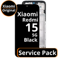 LCD Xiaomi Redmi 15 5G - 56002600O1900 (EU) - Black - Service Pack