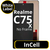 LCD InCell No Frame For Realme C75X White Box