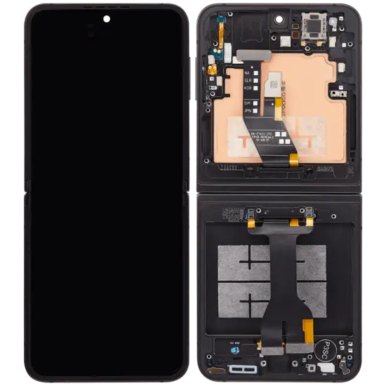 LCD OLED With Frame For Galaxy Flip 6 Main Screen Black - White Box