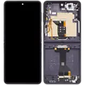 LCD OLED With Frame For Galaxy Flip 7 Main Screen Black - White Box