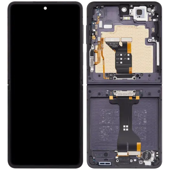 LCD OLED With Frame For Galaxy Flip 7 Main Screen Black - White Box