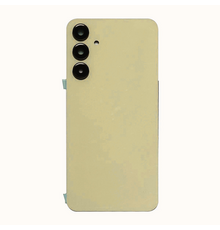 Back Cover with Camera Lens for Samsung A16 5G (No Logo) (Yellow)