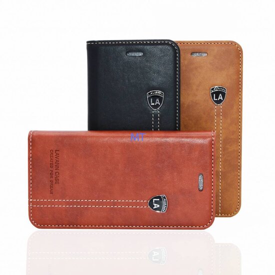 Lavann Lavann VIP Leather Bookcase For IPhone 7 Plus / 8 Plus