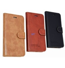 Natural Leather Book Case For IPhone 7 Plus / 8 Plus