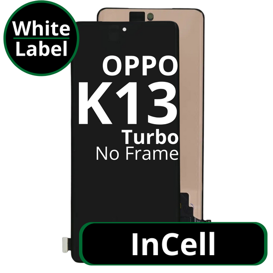 LCD InCell No Frame For Oppo K13 Turbo - White Box