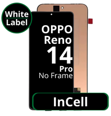 LCD InCell No Frame For Oppo Reno 14 Pro - White Box