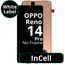 LCD InCell No Frame For Oppo Reno 14 Pro - White Box